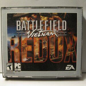 2006 PC Video Game: Battlefield Vietnam Redux - 4 disc set